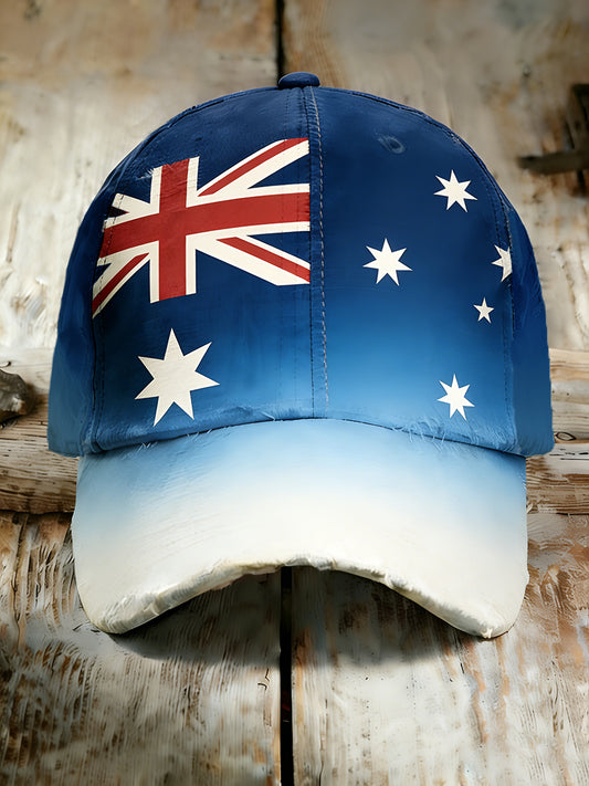 Unisex Vintage Australian Vacation Pattern Printed Hat