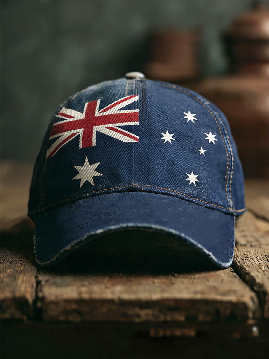 Unisex Australian Flag Print Hat