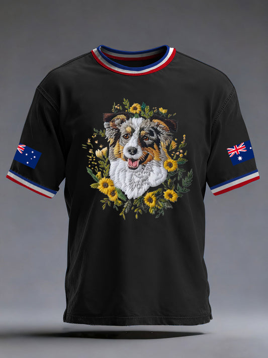 Men's Australian Shepherd Short Sleeve T-shirt