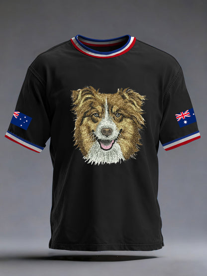 Men's Australian Shepherd Short Sleeve T-shirt