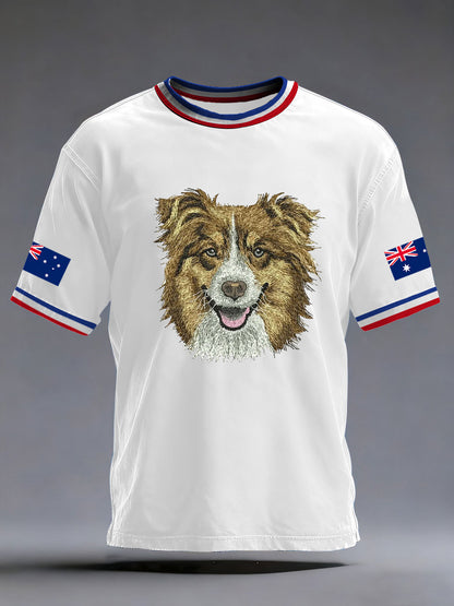 Men's Australian Shepherd Short Sleeve T-shirt