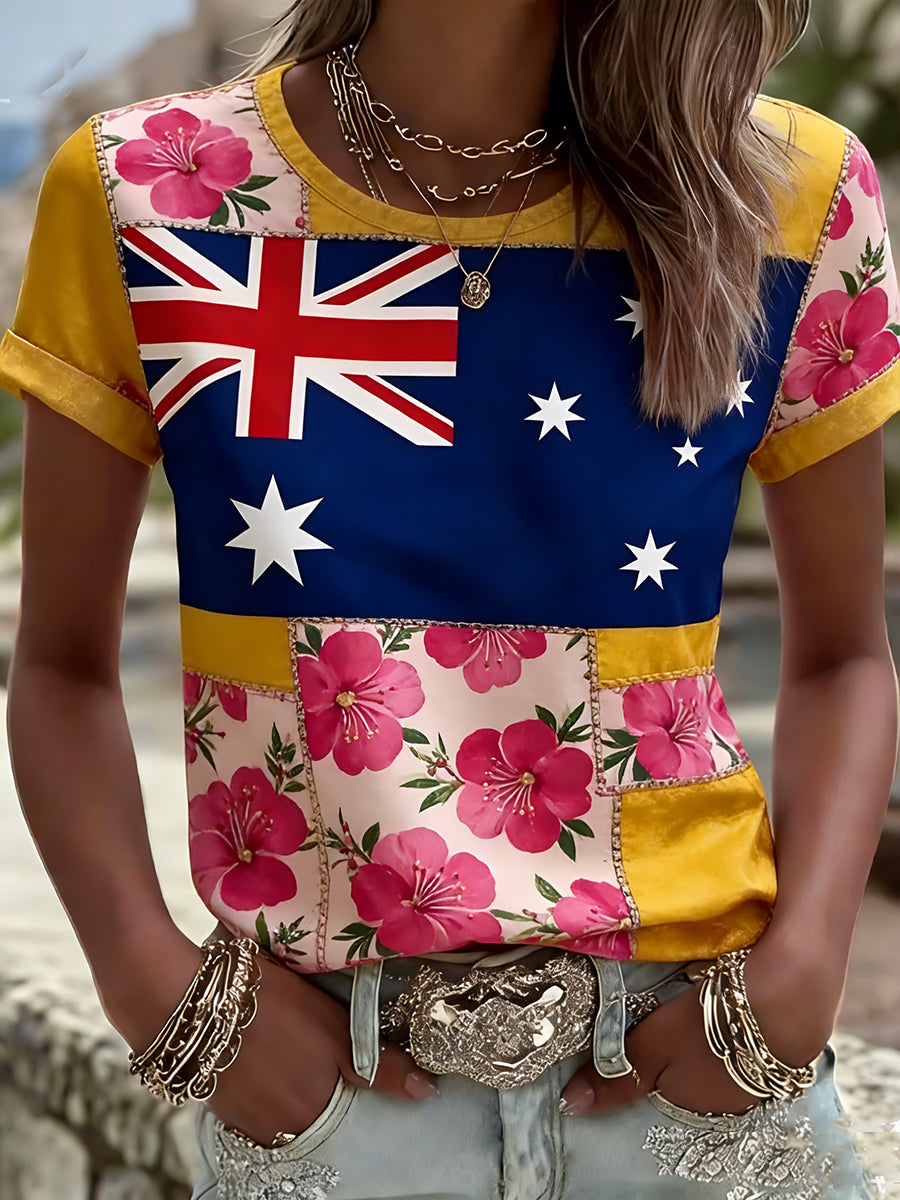 Women's Vintage Australian Holiday Casual Comfortable T-shirt
