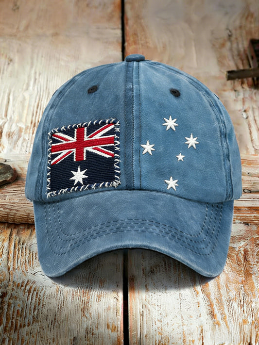 Vintage Australian Holiday Casual Washed Cap