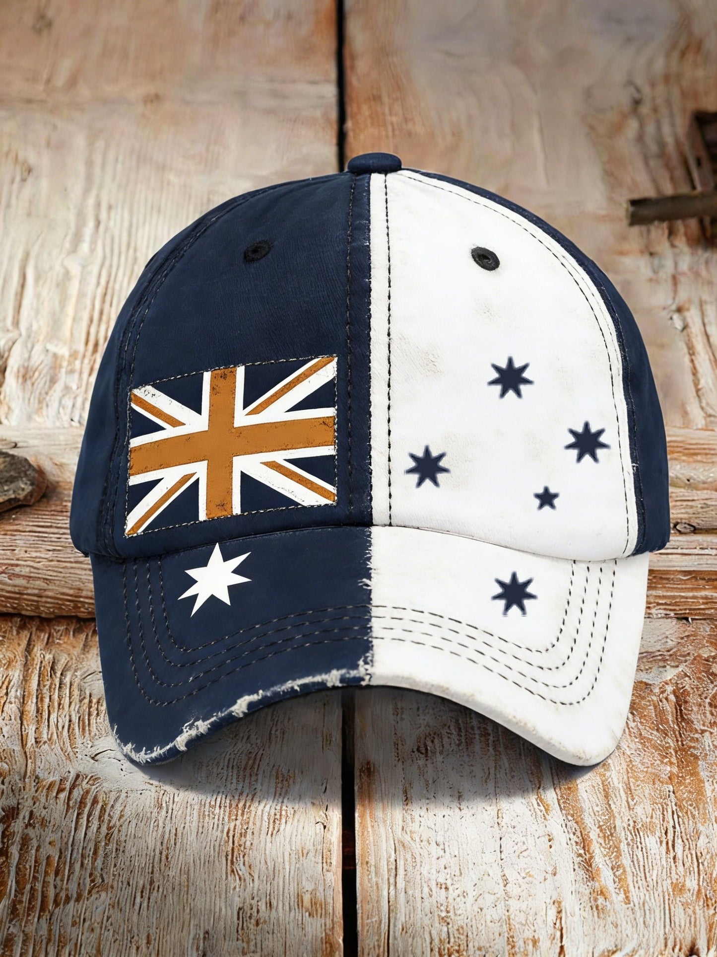 Vintage Australian Holiday Casual Washed Cap