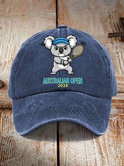 Unisex Australian Open For Tennis Lover Print Hat