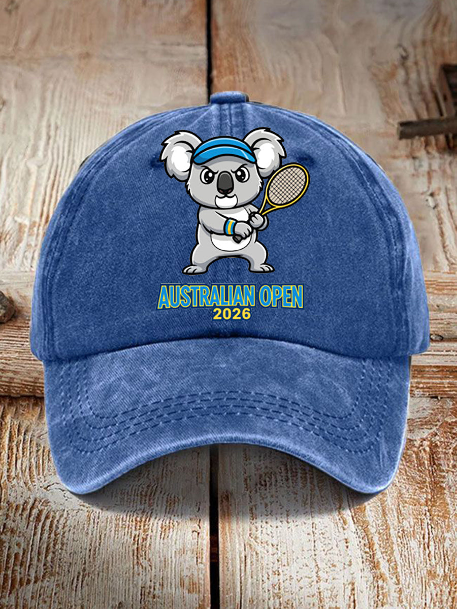 Unisex Australian Open For Tennis Lover Print Hat