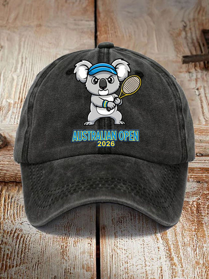 Unisex Australian Open For Tennis Lover Print Hat