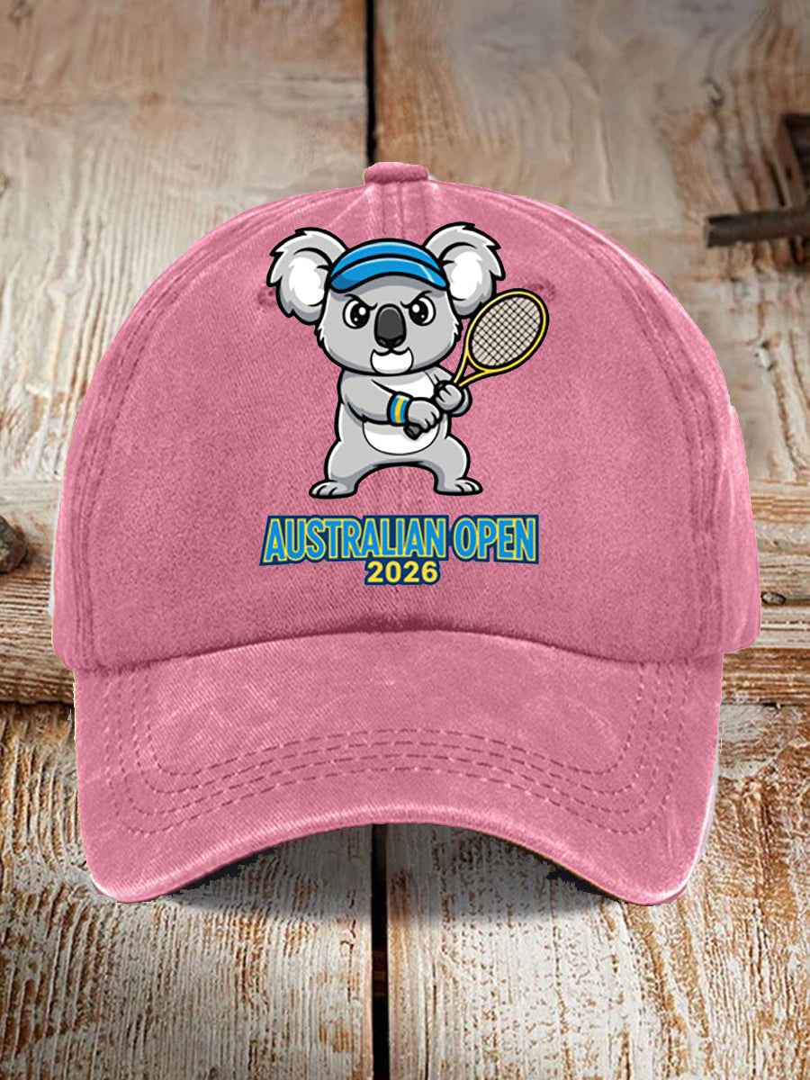 Unisex Australian Open For Tennis Lover Print Hat