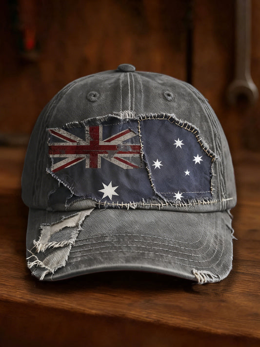 Unisex Vintage Australian Vacation Pattern Printed Hat