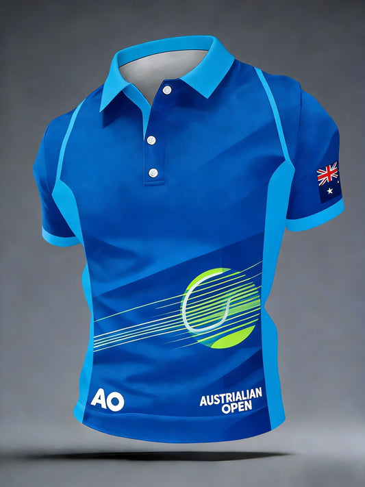 Men's Australian Open For Tennis Lover Short Sleeve T-shirt
