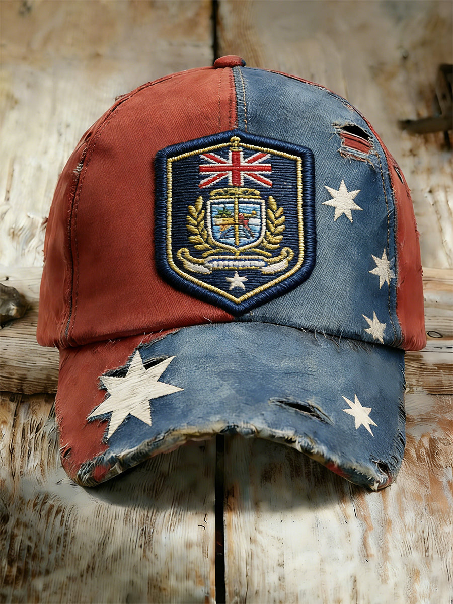 Unisex Vintage Australian Vacation Pattern Printed Hat