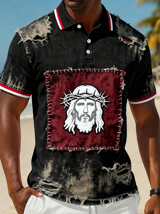 Men's Vintage Australian Holiday Smart Casual Polo Shirt