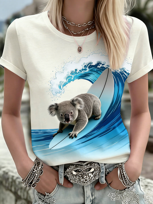 Women's Vintage Australian Holiday Casual Comfortable T-shirt