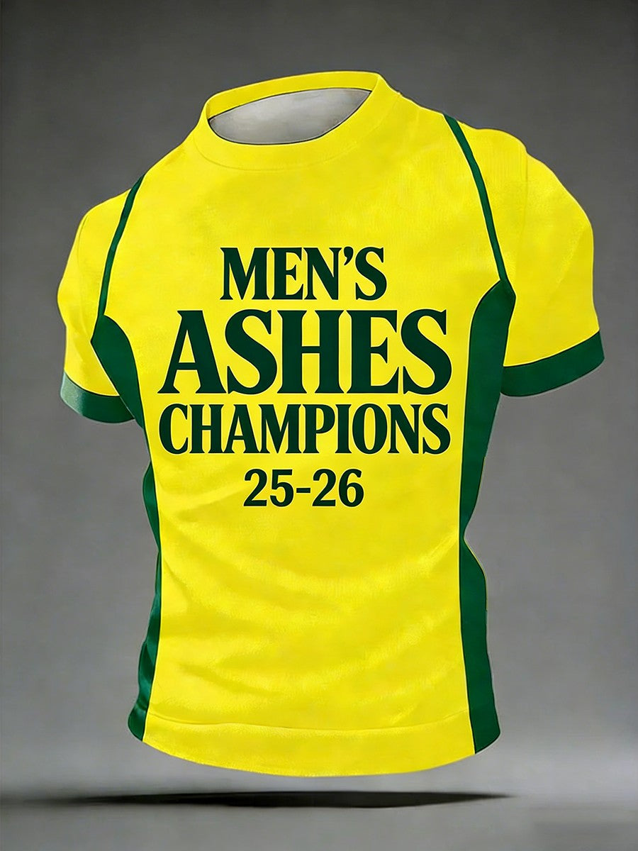 Men's Australia Cricket Printed T-Shirt