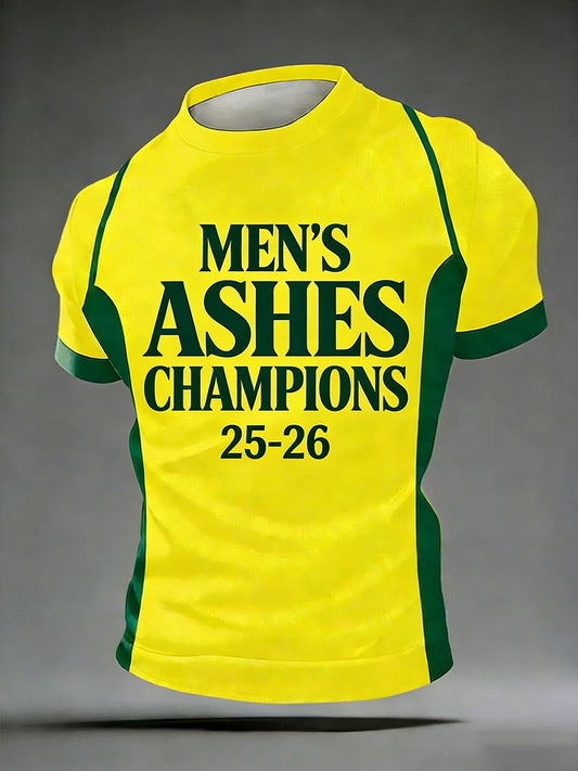 Men's Australia Cricket Printed T-Shirt