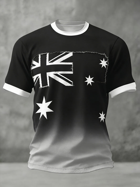 Vintage Australian Holiday Casual Comfortable Short Sleeve T-Shirt