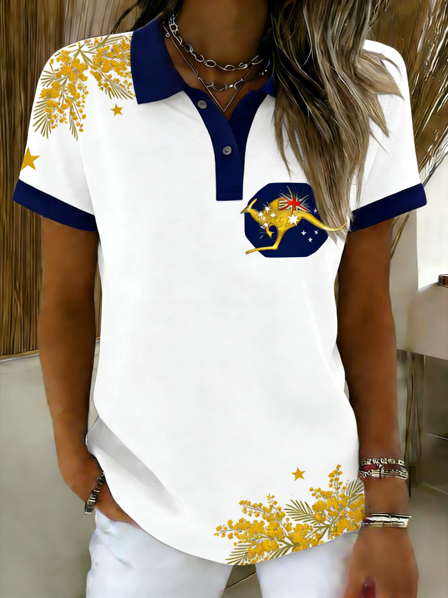 Women's  Vintage Australian Holiday Casual Comfortable Short Sleeve T-Shirt