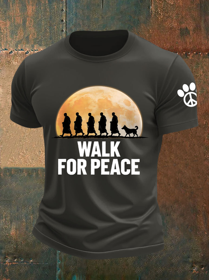 Men's Walk For Peace Short-sleeved T-shirt