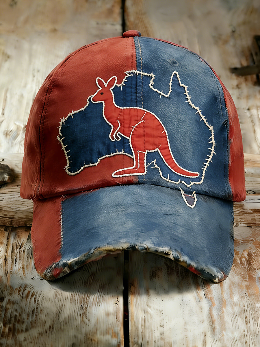 Unisex Vintage Australian Vacation Pattern Printed Hat