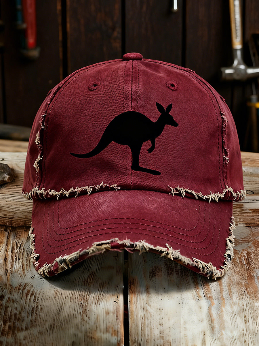 Unisex Vintage Australian Vacation Pattern Printed Hat