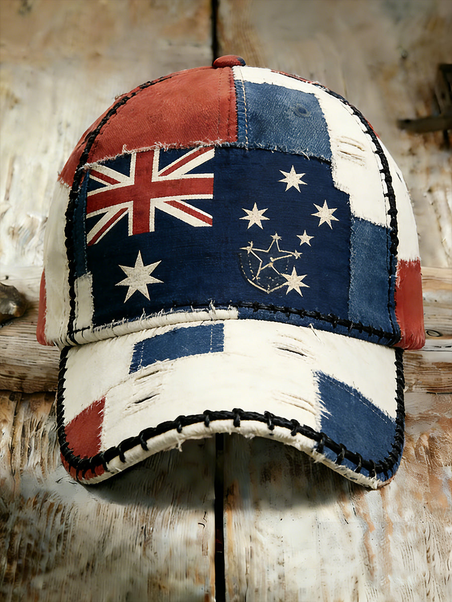 Unisex Vintage Australian Vacation Pattern Printed Hat