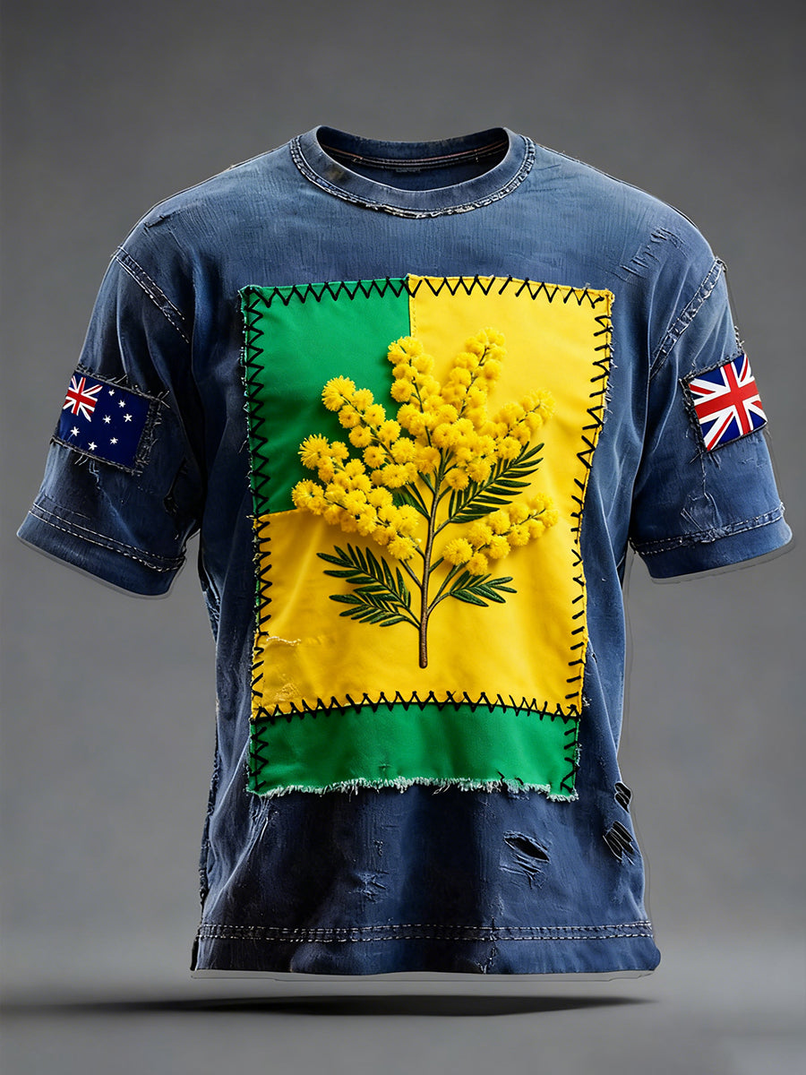 Men's Retro Australian Holiday Casual Fashion T-shirt