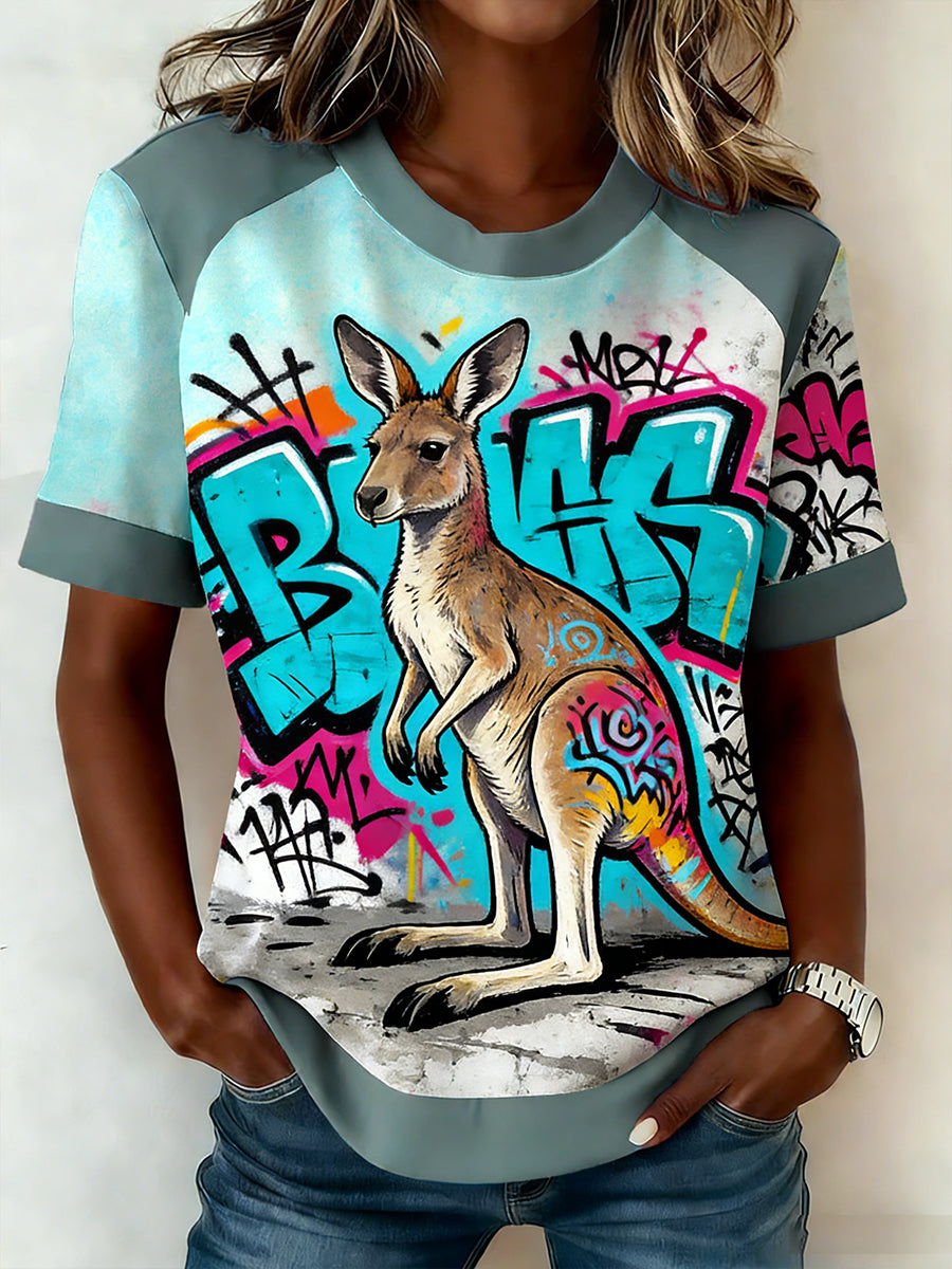 Women's Vintage Australian Holiday Casual Comfortable T-shirt
