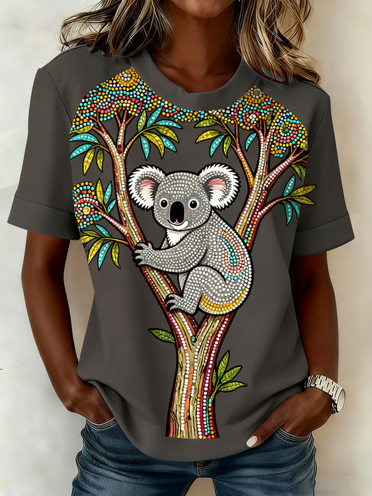 Women's Vintage Australian Holiday Casual Comfortable T-shirt