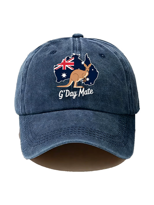 Men's Hat With Australian-Inspired Print