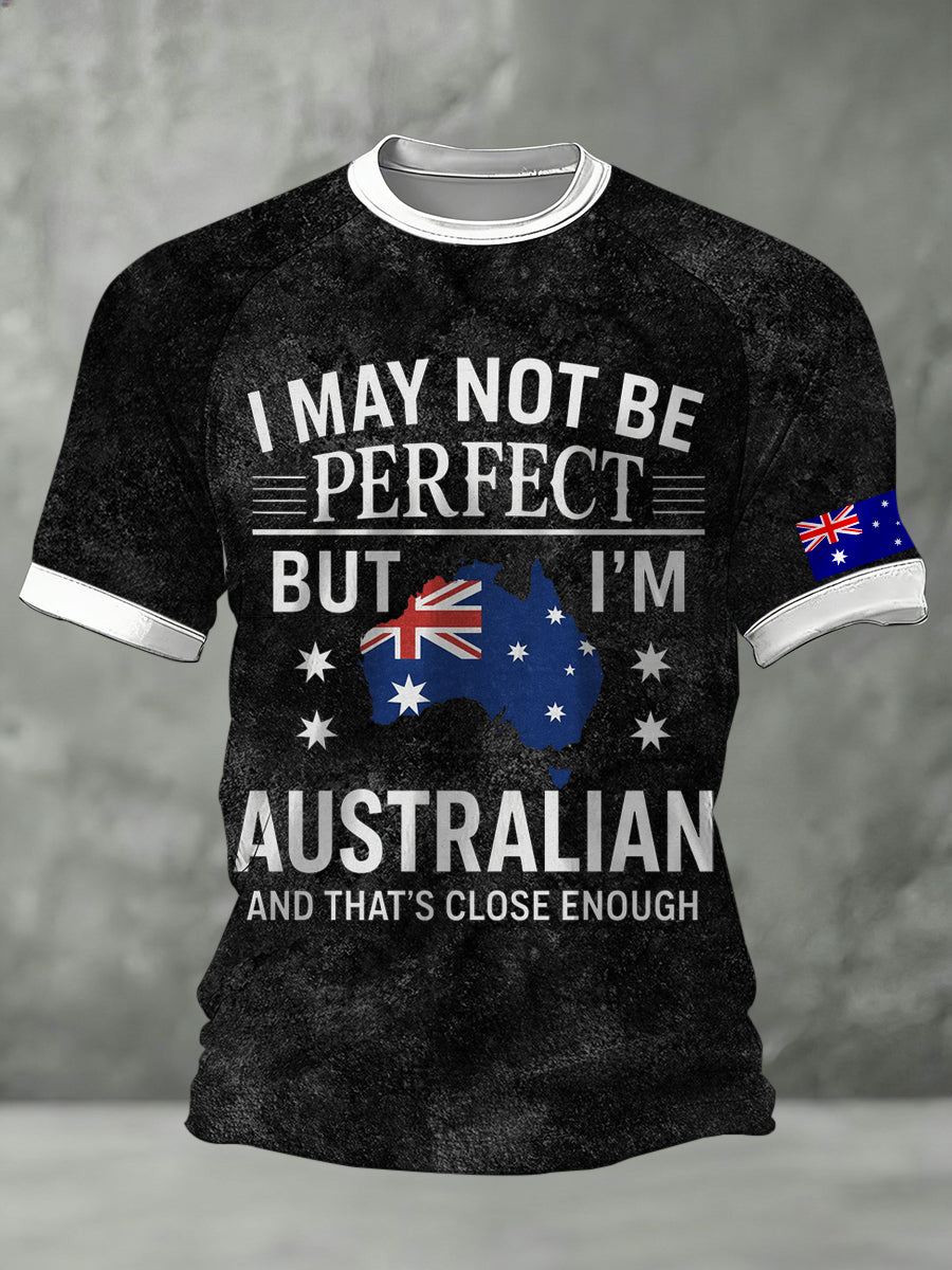 Men's T-Shirt With Australian-Themed Print