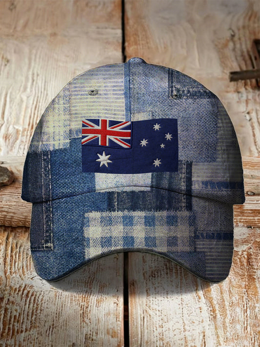 Men's Hat With Australian-Inspired Print