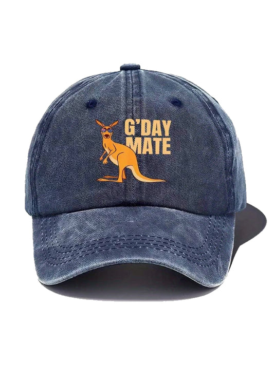 Men's Hat With Australian-Inspired Print