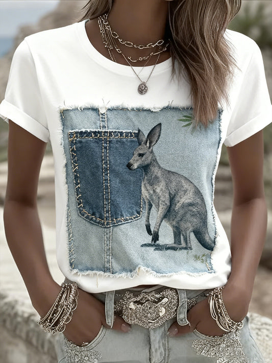 Women's Vintage Australian Holiday Casual Comfortable T-shirt