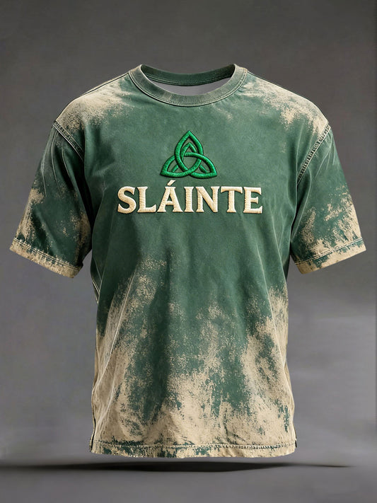 Men's St. Patrick's Day Printed Casual T-Shirt