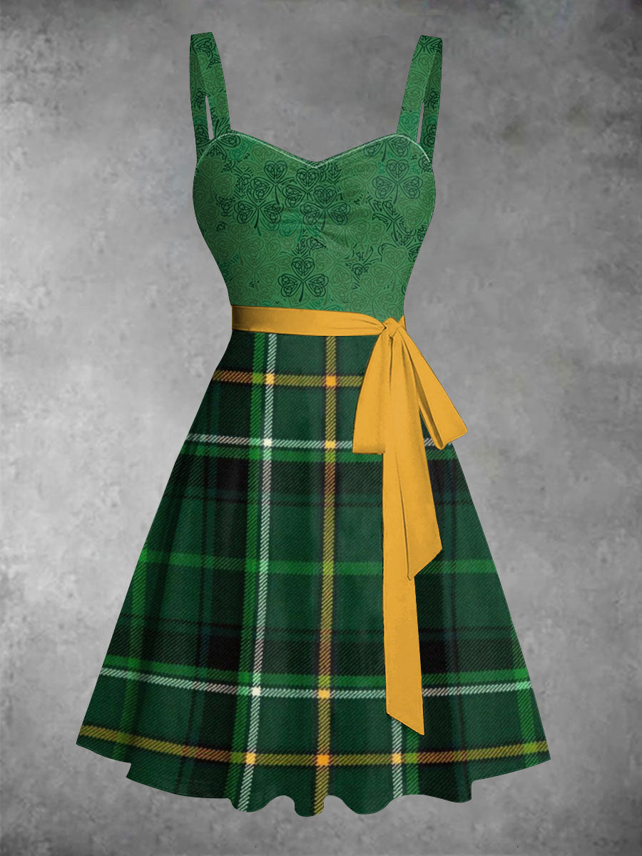 Women's St. Patrick's Day Printed Casual Dress