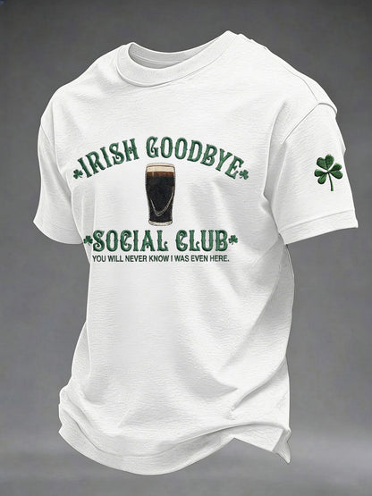 Men's St. Patrick's Day Printed Casual T-Shirt