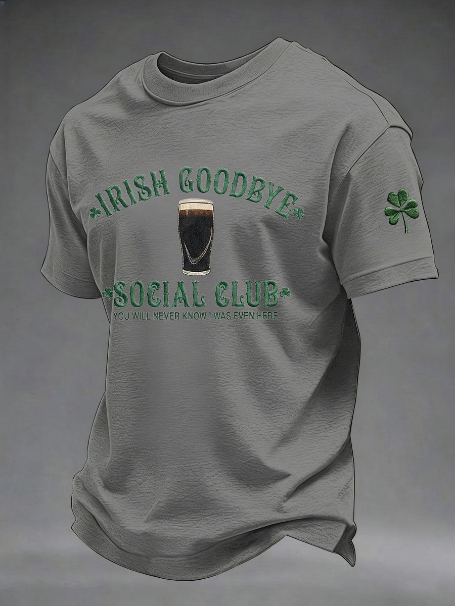Men's St. Patrick's Day Printed Casual T-Shirt