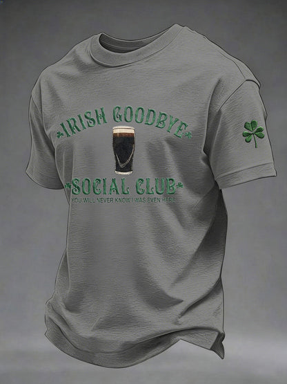Men's St. Patrick's Day Printed Casual T-Shirt