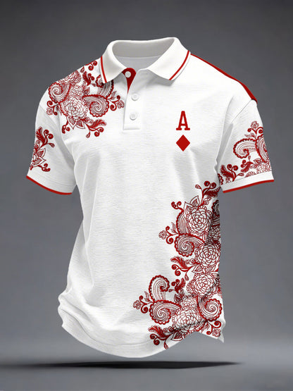 Men's Diamond A Playing Card Tops
