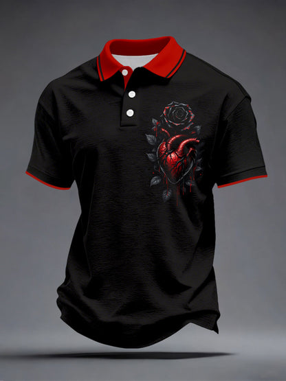 Men's Poker Dice Art Print Tops