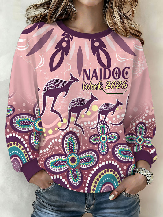 Women's AU Aboriginal Culture NAIDOC Week Printed Sweatshirt
