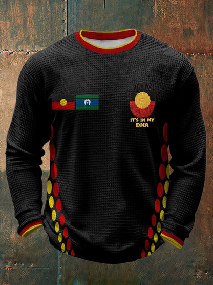 Men's AU Aboriginal Culture Printed Casual Tops