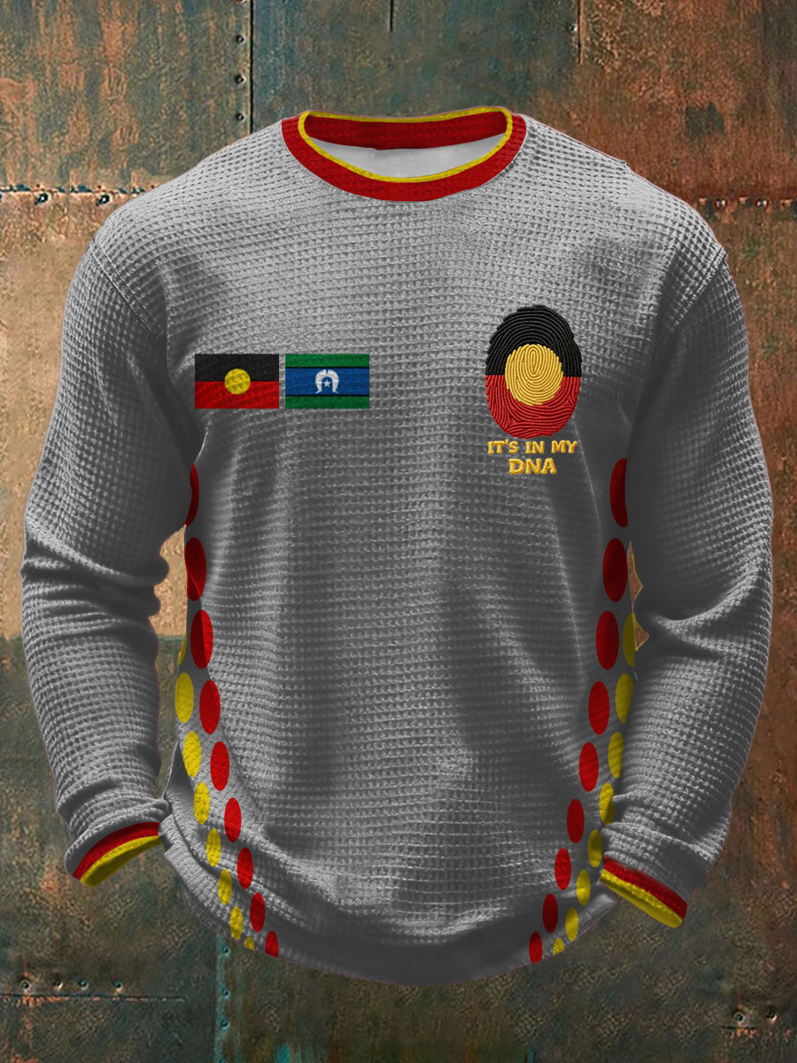 Men's AU Aboriginal Culture Printed Casual Tops