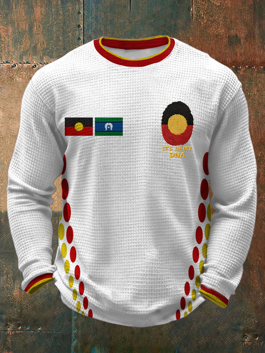Men's AU Aboriginal Culture Printed Casual Tops