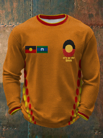 Men's AU Aboriginal Culture Printed Casual Tops