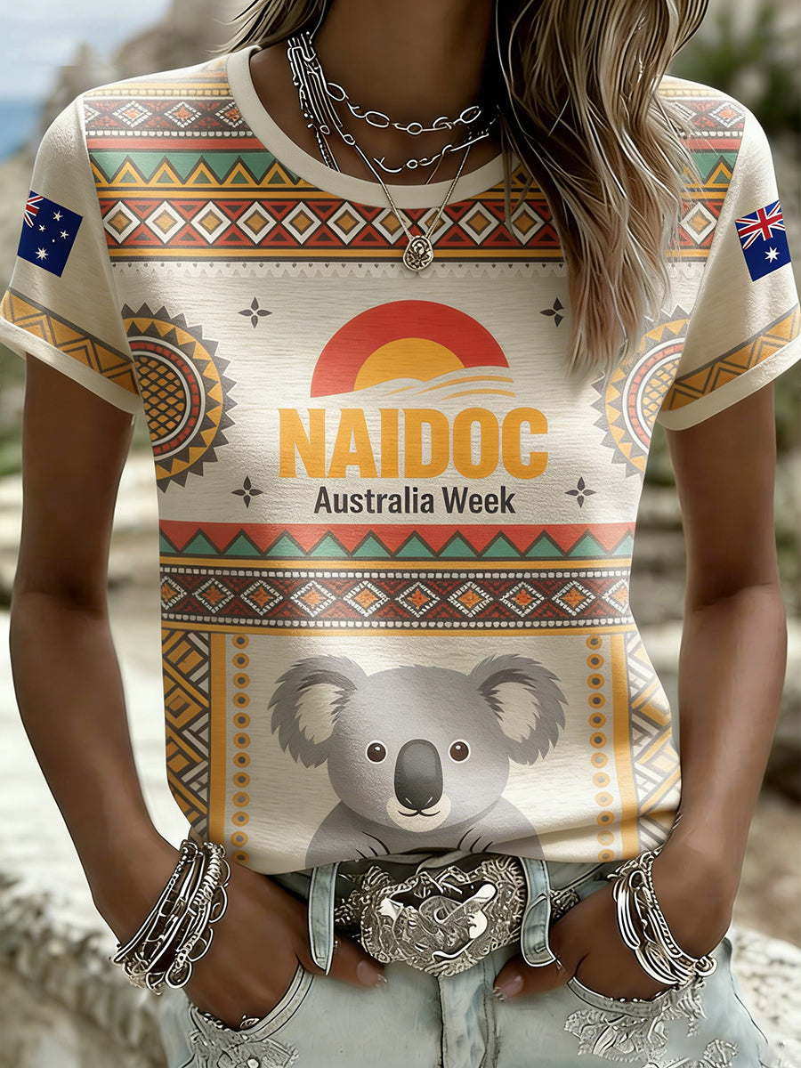 Women's Naidoc Week Element Print T-Shirt