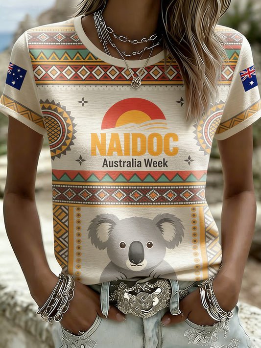 Women's Naidoc Week Element Print T-Shirt