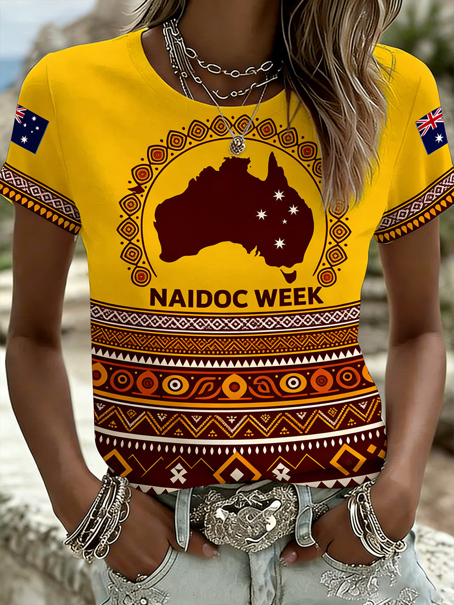 Women's Naidoc Week Element Print T-Shirt