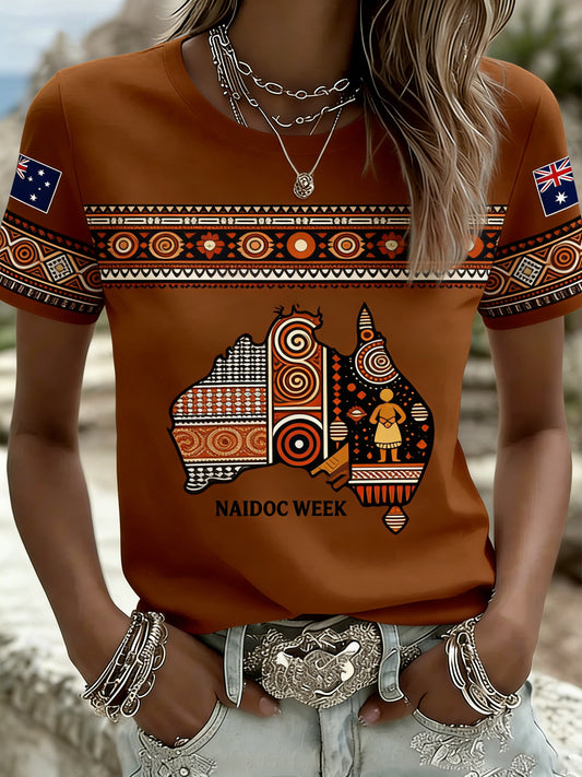 Women's Naidoc Week Element Print T-Shirt