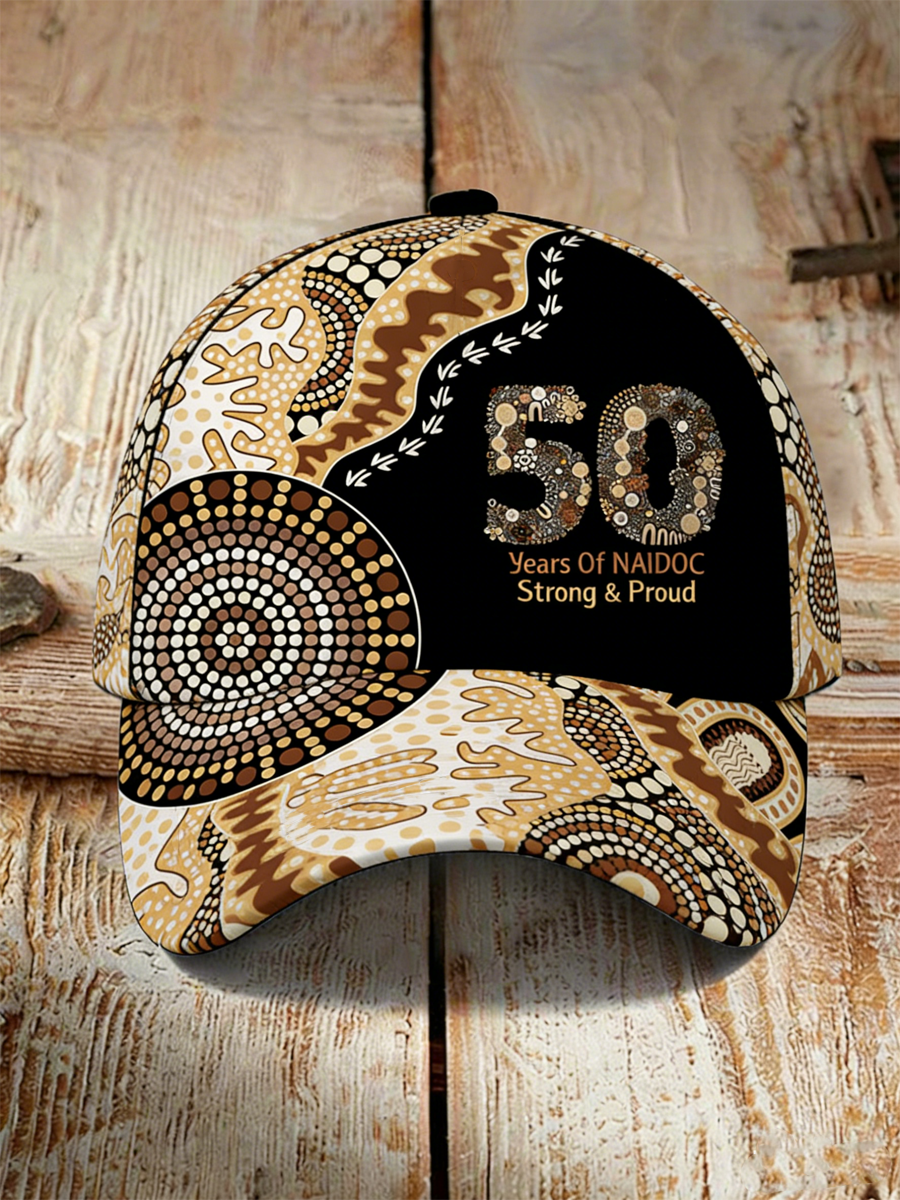 Unisex  AU 50 Years of Deadly NAIDOC Week Aboriginal Culture Printed Hat